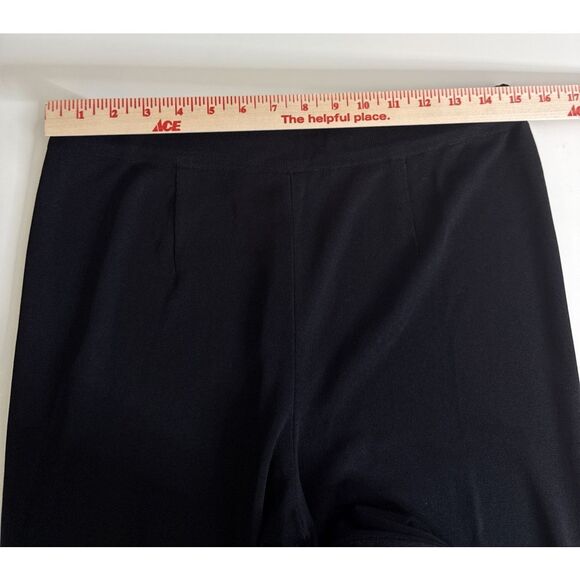 EXCLUSIVELY MISOOK Pants M Medium Black Knit Pull-On Acrylic Stretch - Picture 5 of 7